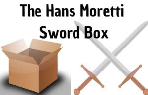 Japanese sword box trick